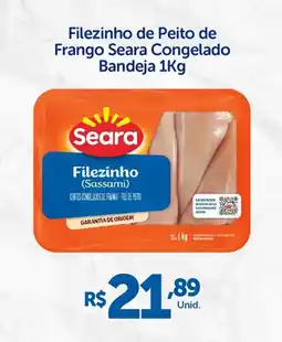 Atakarejo Filezinho de Peito de Frango Seara Congelado Bandeja oferta
