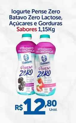 Atakarejo logurte Pense Zero Batavo Zero Lactose, Açúcares e Gorduras Sabores oferta
