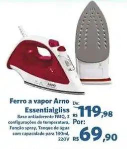 Sam's Club Ferro a vapor Arno Essentialgliss oferta