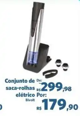 Sam's Club Conjunto de saca-rolhas elétrico Bivolt oferta