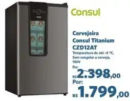 Sam's Club Cervejeira Consul Titanium CZD12AT oferta