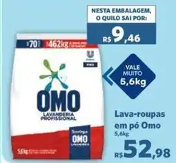 Sam's Club Lava-roupas em pó Omo oferta