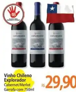 Atacadão Vinho Chileno Explorador oferta