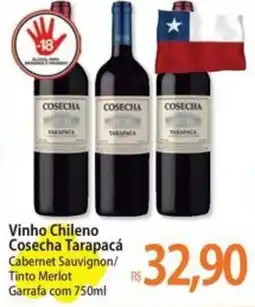 Atacadão Vinho Chileno Cosecha Tarapacá oferta