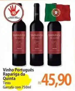 Atacadão Vinho Português Rapariga da Quinta Tinto oferta