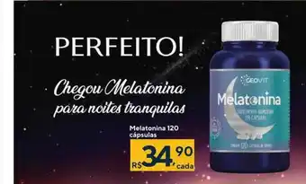 Drogaria Coop Melatonina 120 Cápsulas oferta