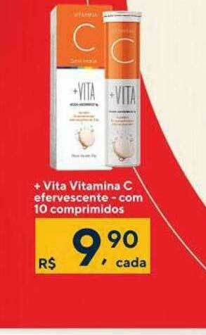 Drogaria Coop + Vita Vitamina C Efervescente - Com 10 Comprimidos oferta