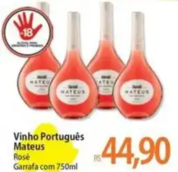 Atacadão Vinho Português Mateus oferta