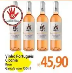 Atacadão Vinho Português Ciconia Rosé oferta