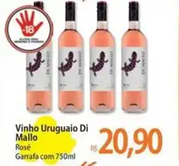 Atacadão Vinho Uruguaio Di Mallo Rosé oferta