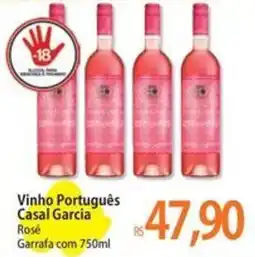 Atacadão Vinho Português Casal Garcia Rosé Garrafa oferta
