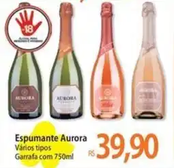 Atacadão Espumante Aurora Vários tipos Garrafa com oferta