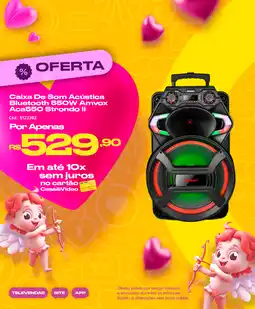 Casa e Vídeo Caixa De Som Acústica Bluetooth 550W Amvox Aca550 Strondo li oferta