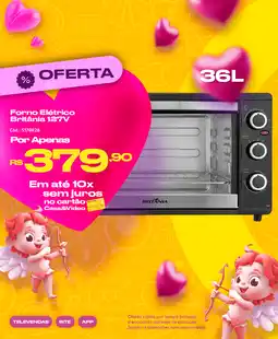 Casa e Vídeo Forno Elétrico Britânia 127V oferta