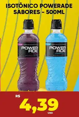 Tatico Isotônico powerade sabores oferta