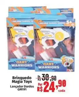 Supermercados Mateus Brinquedo Magia Toys Lançador Dardos oferta
