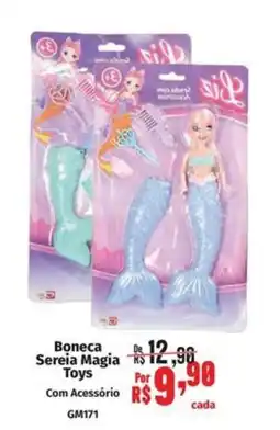 Supermercados Mateus Boneca Sereia Magia Toys oferta