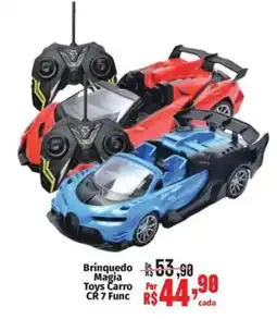 Supermercados Mateus Brinquedo Magia Toys Carro CR 7 Func oferta