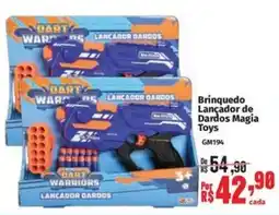 Supermercados Mateus Brinquedo Lançador de Dardos Magia Toys oferta