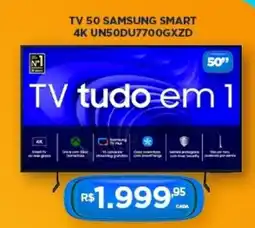 DB Supermercados Tv 50 samsung smart 4K UN50DU7700GXZD oferta