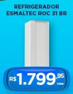 DB Supermercados Refrigerador esmaltec roc 31 br oferta