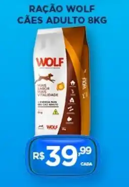 DB Supermercados Ração wolf cães adulto oferta