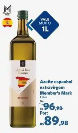 Sam's Club Azeite espanhol extravirgem Member's Mark oferta