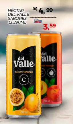 Rede Krill Nectar del valle sabores lt. oferta