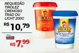 Rede Krill Requeijão tirolez cremoso trad ou light oferta