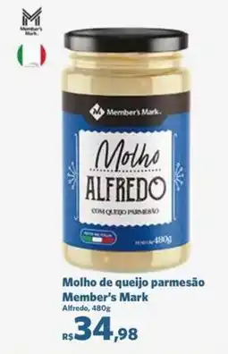 Sam's Club Molho de queijo parmesão Member's Mark Alfredo, oferta