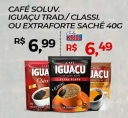 Rede Krill Café soluv. iguaçu trad./classi. ou extraforte sachê oferta
