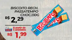 Biscoito rech. passatempo choc.