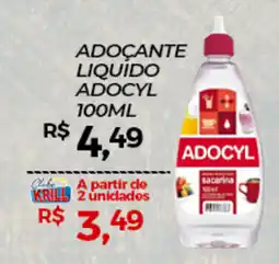 Adoçante liquido adocyl