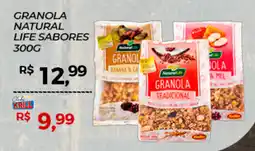 Rede Krill Granola natural life sabores oferta