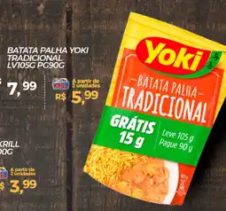 Rede Krill Batata palha yoki tradicional oferta
