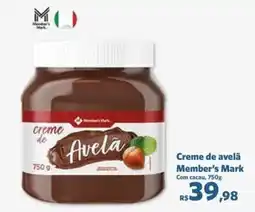 Sam's Club Creme de avelã Member's Mark oferta
