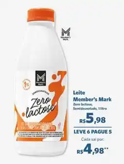 Sam's Club Leite Member's Mark oferta