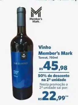 Sam's Club Vinho Member's Mark Tannat, oferta