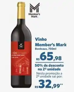 Sam's Club Vinho Member's Mark Bordeaux, oferta