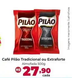 Ultrabox Café Pilão Tradicional ou Extraforte Almofada oferta