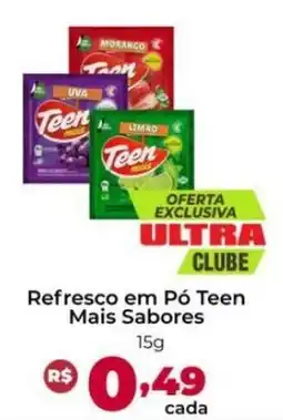 Ultrabox Refresco em Pó Teen Mais Sabores oferta
