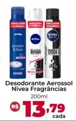 Ultrabox Desodorante Aerossol Nivea Fragrâncias oferta