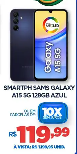 DB Supermercados Smartph sams galaxy a15 5g 128gb azul oferta