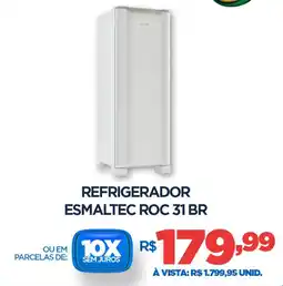 Refrigerador esmaltec roc 31 br