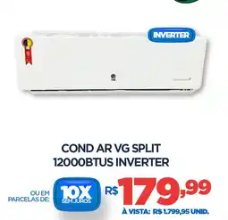 DB Supermercados Cond ar vg split 12000BTUS INVERTER oferta