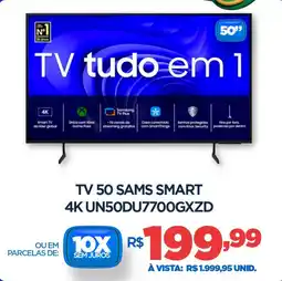 DB Supermercados Tv 50 sams smart 4K UN50DU7700GXZD oferta