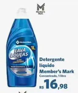 Sam's Club Detergente líquido Member's Mark Concentrado, oferta