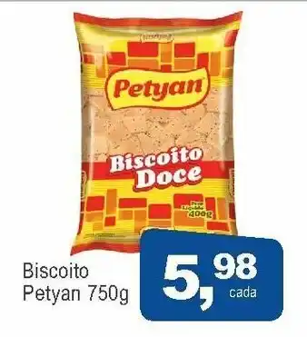 Brasil Atacarejo Biscoito Petyan 750g oferta