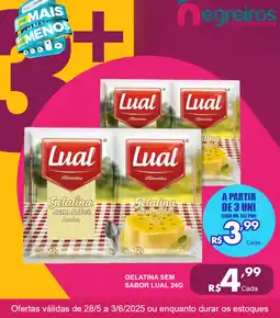 Negreiros Gelatina sem sabor lual oferta