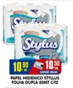 Higa's Supermercado Papel higienico styllus folha dupla 20mt c/12 oferta